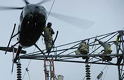 115kv Steel Structure Reinforce & Reconductor High Voltage Electric Transmission Line